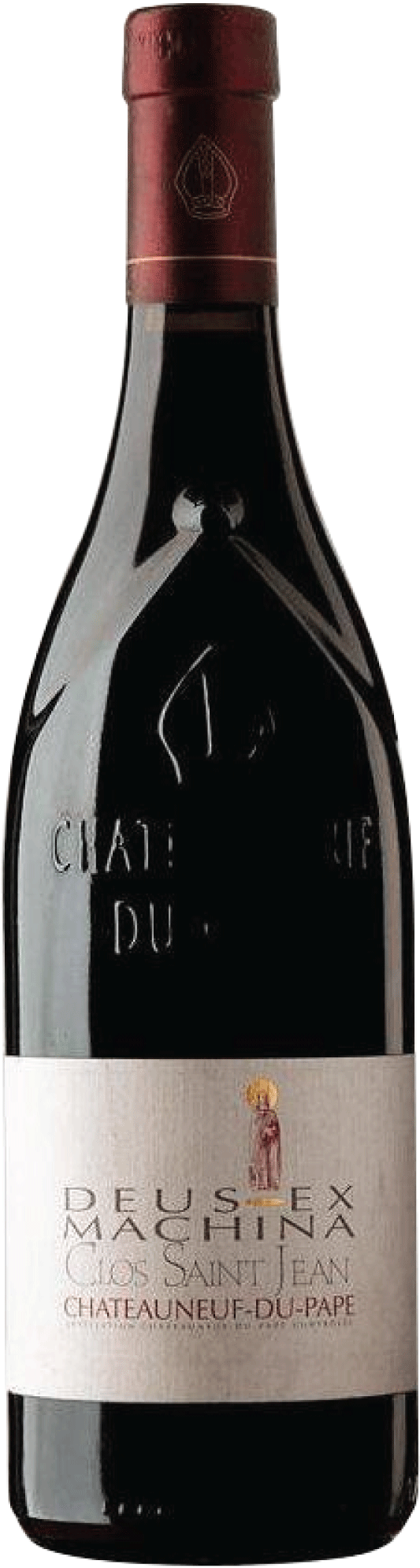 Clos Saint Jean, Chateauneuf Du Pape, Deus Ex Machina, - Clos Saint Jean Deus Ex Machina 2009 (800x2000), Png Download