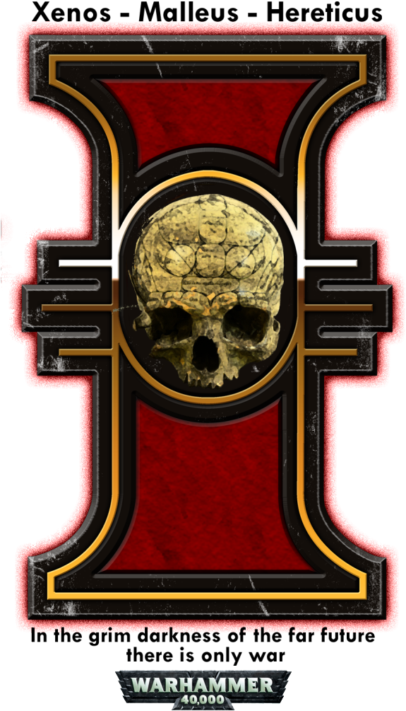 And This One Is For My Car - Warhammer 40k Grey Knights Symbol (589x1022), Png Download