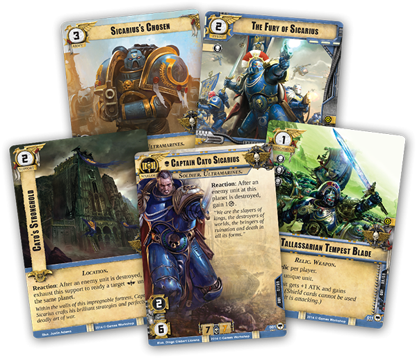 Warhammer 40k Conquest Card Game - Warhammer 40 000 Conquest The Card Game (600x516), Png Download