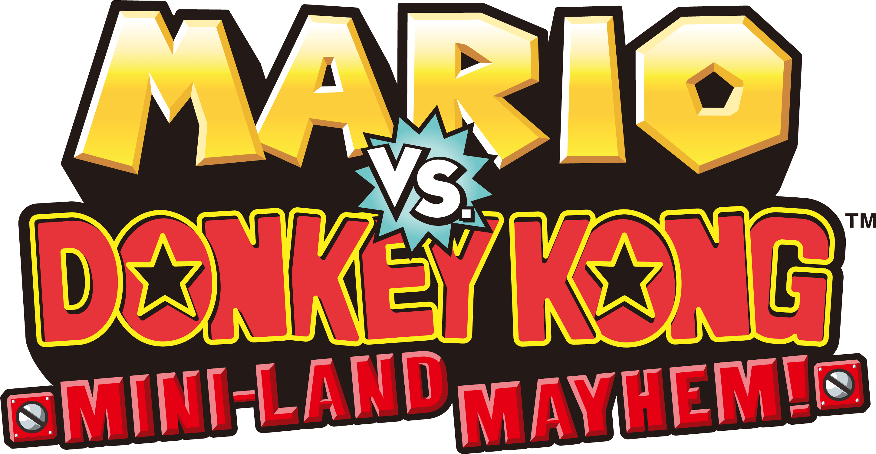 American Logo - Mario Vs Donkey Kong Mini Land Mayhem Logo (2956x1563), Png Download