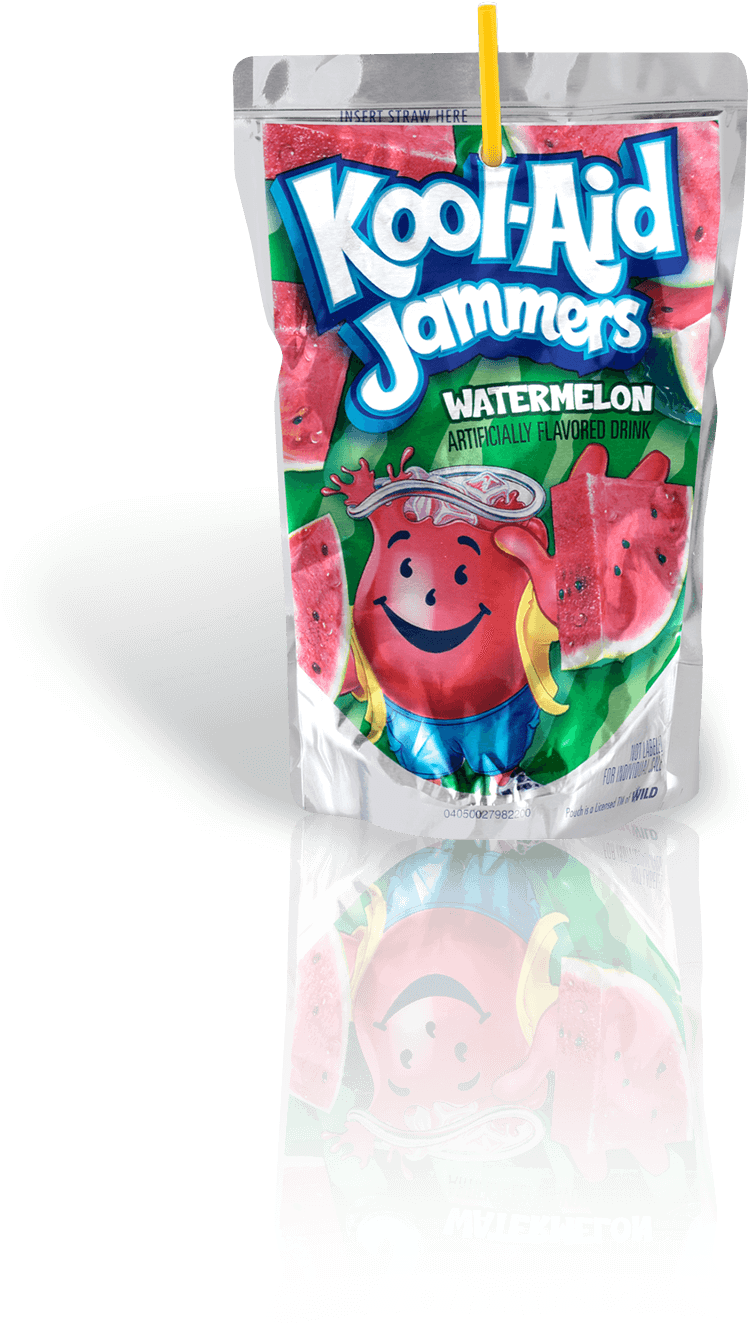 Kool Aid Jammers Watermelon Flavored Drink 60 Fl Oz - Kool-aid Jammers Drink, Orange - 10 Count, 6 Fl Oz (794x1354), Png Download