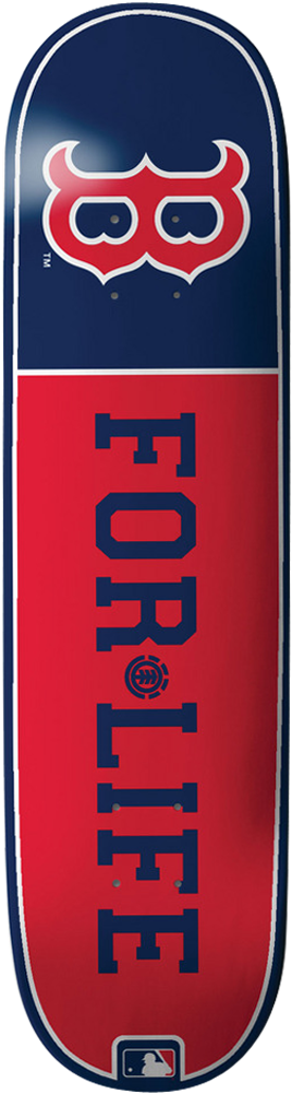 Element For Mlb Club Logo Maple Wood Deck With Team - Element Red Sox Skateboard (1000x1000), Png Download