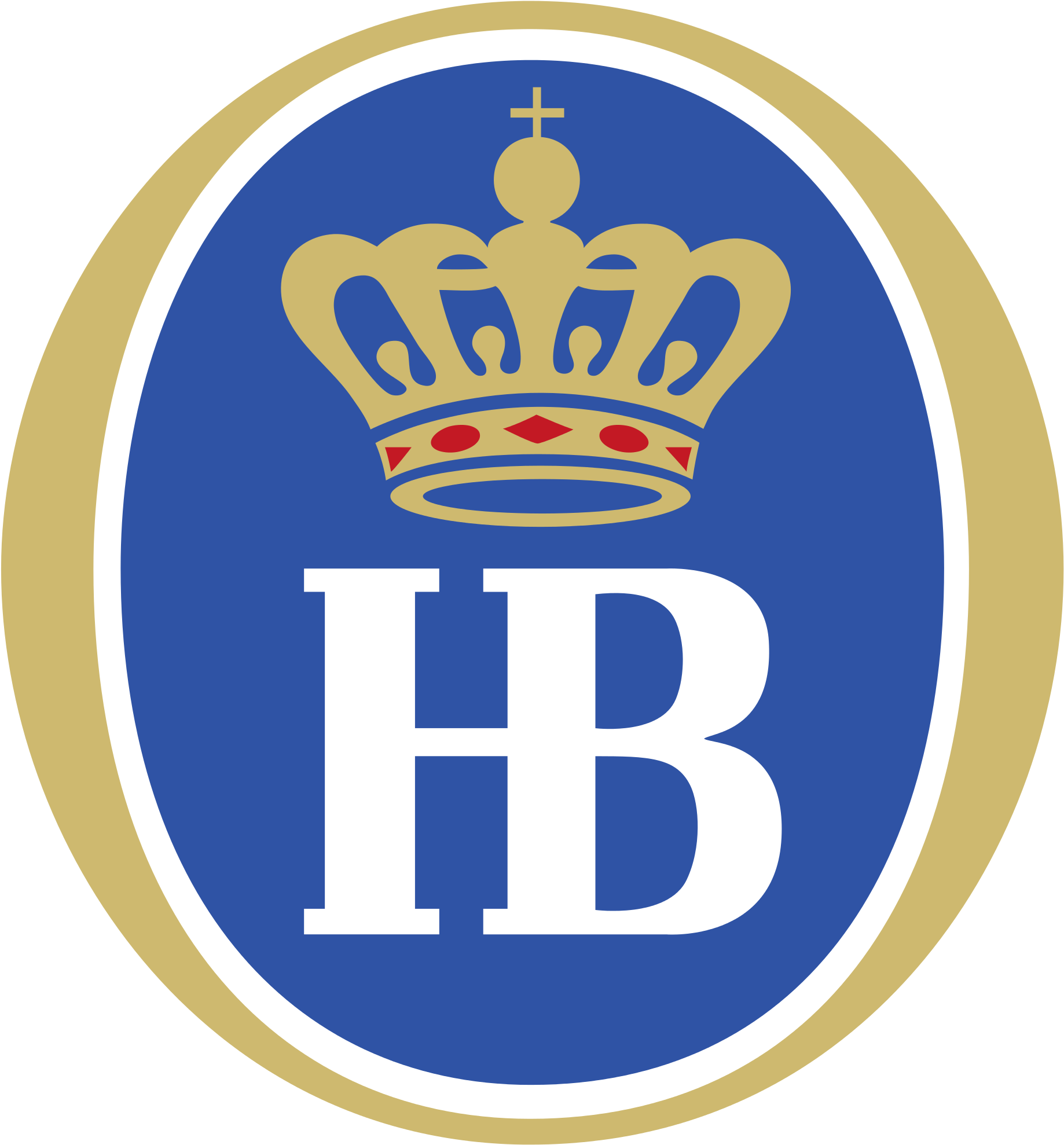 Marinated Slow-roasted Pork Shank, Fried Crisp And - Hofbrauhaus Logo (2000x2070), Png Download