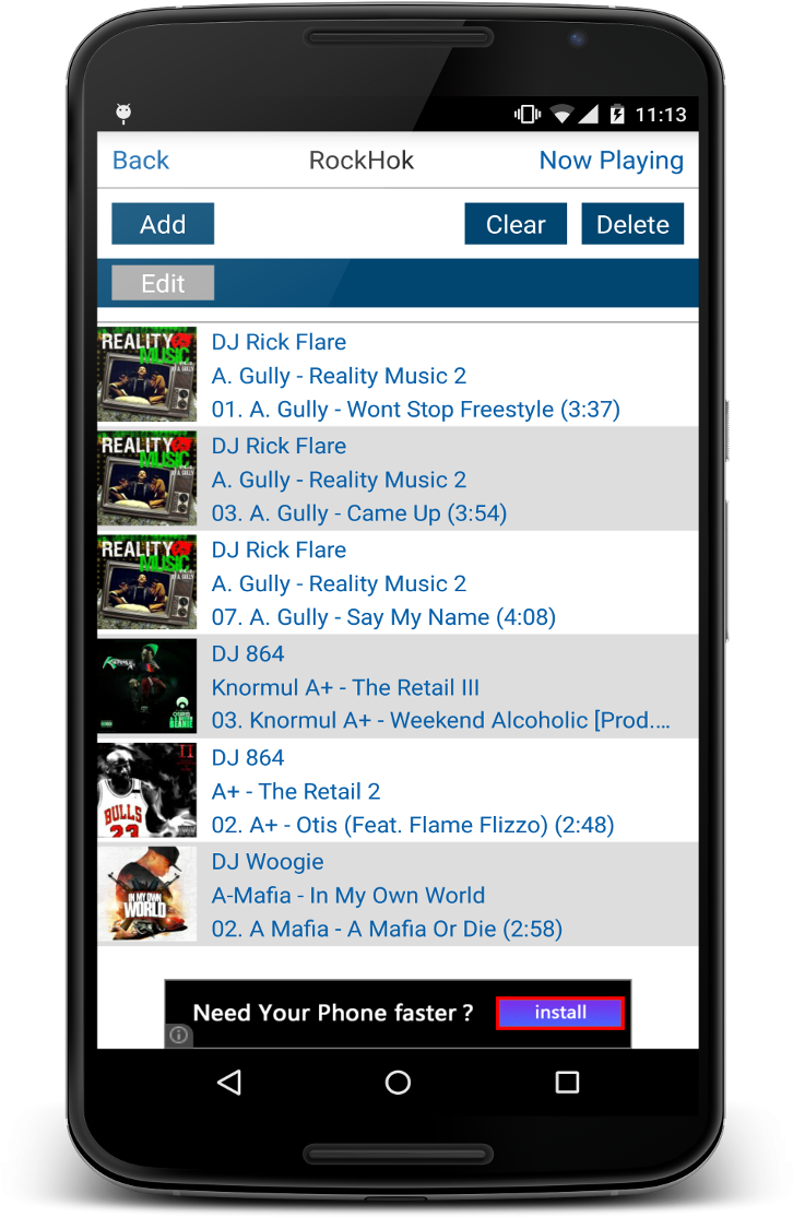 Amazon - Com - Getitlive - Rap/hiphop Livemixtapes - Mobile Google Png (800x1280), Png Download