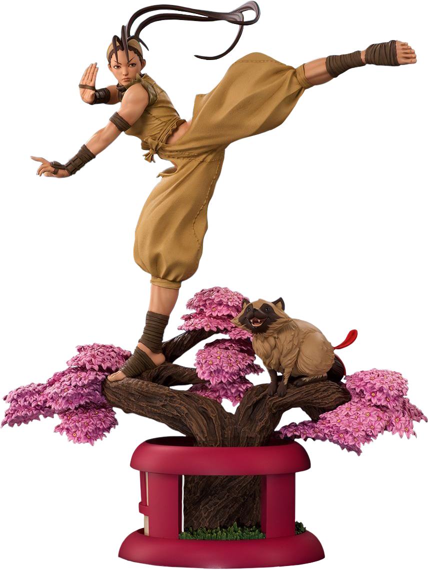 Ibuki Exclusive 1/4 Scale Ultra Statue - Pcs Street Fighter Ibuki (856x1140), Png Download