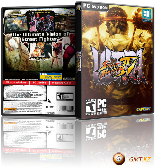 Ultra Street Fighter Iv V - Capcom - Ultra Street Fighter Iv Xbox 360 (543x596), Png Download