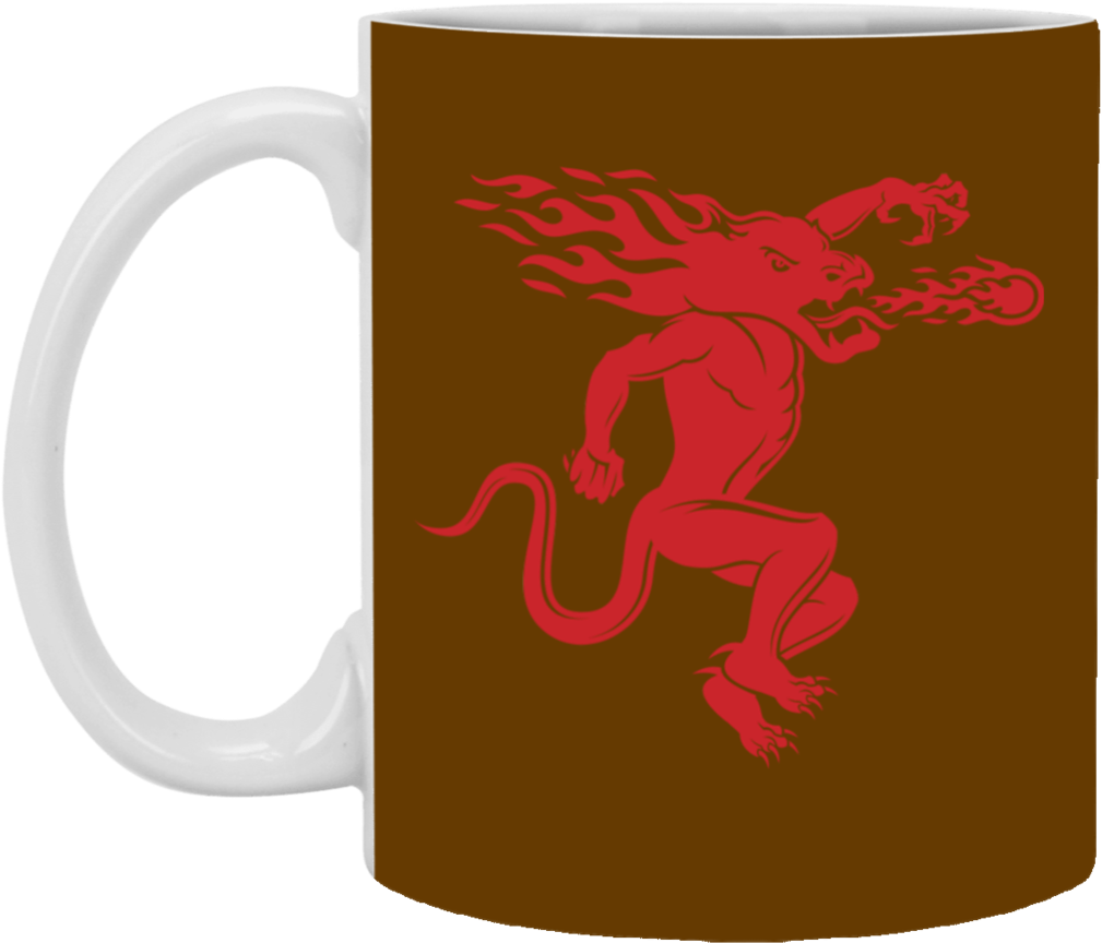 Fireball Whisky Logo Mug Cup Premium Gift - Mug (1024x1024), Png Download
