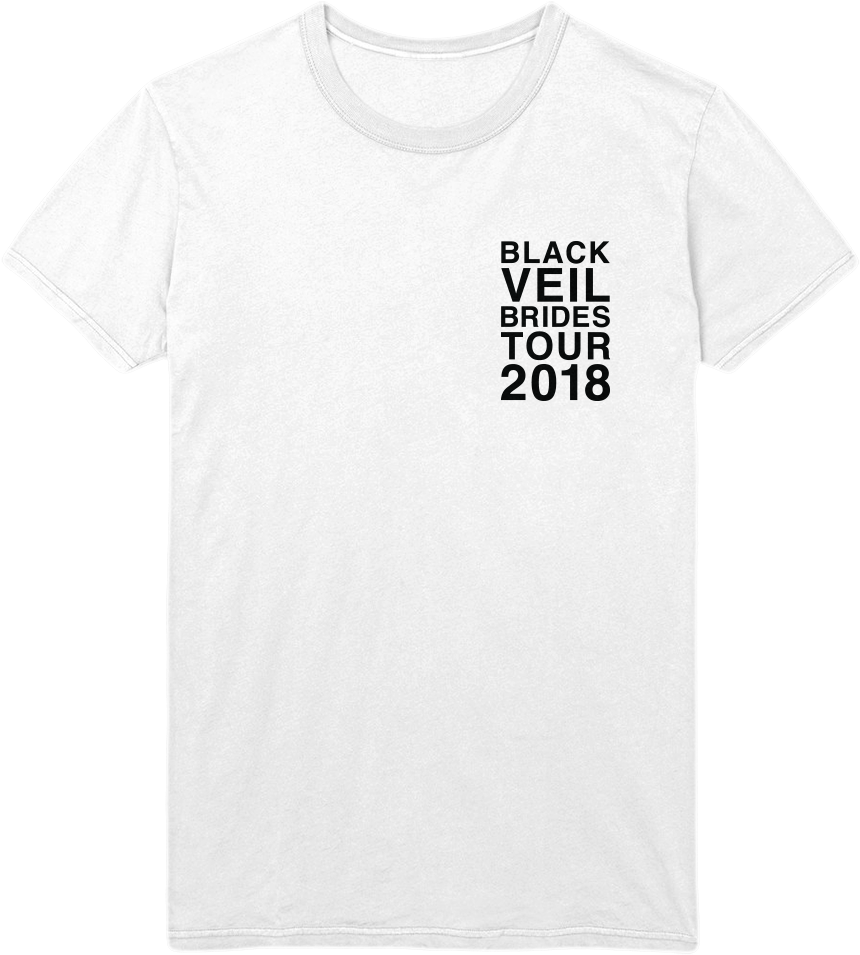 V Tour Date Tee - Active Shirt (1000x1000), Png Download