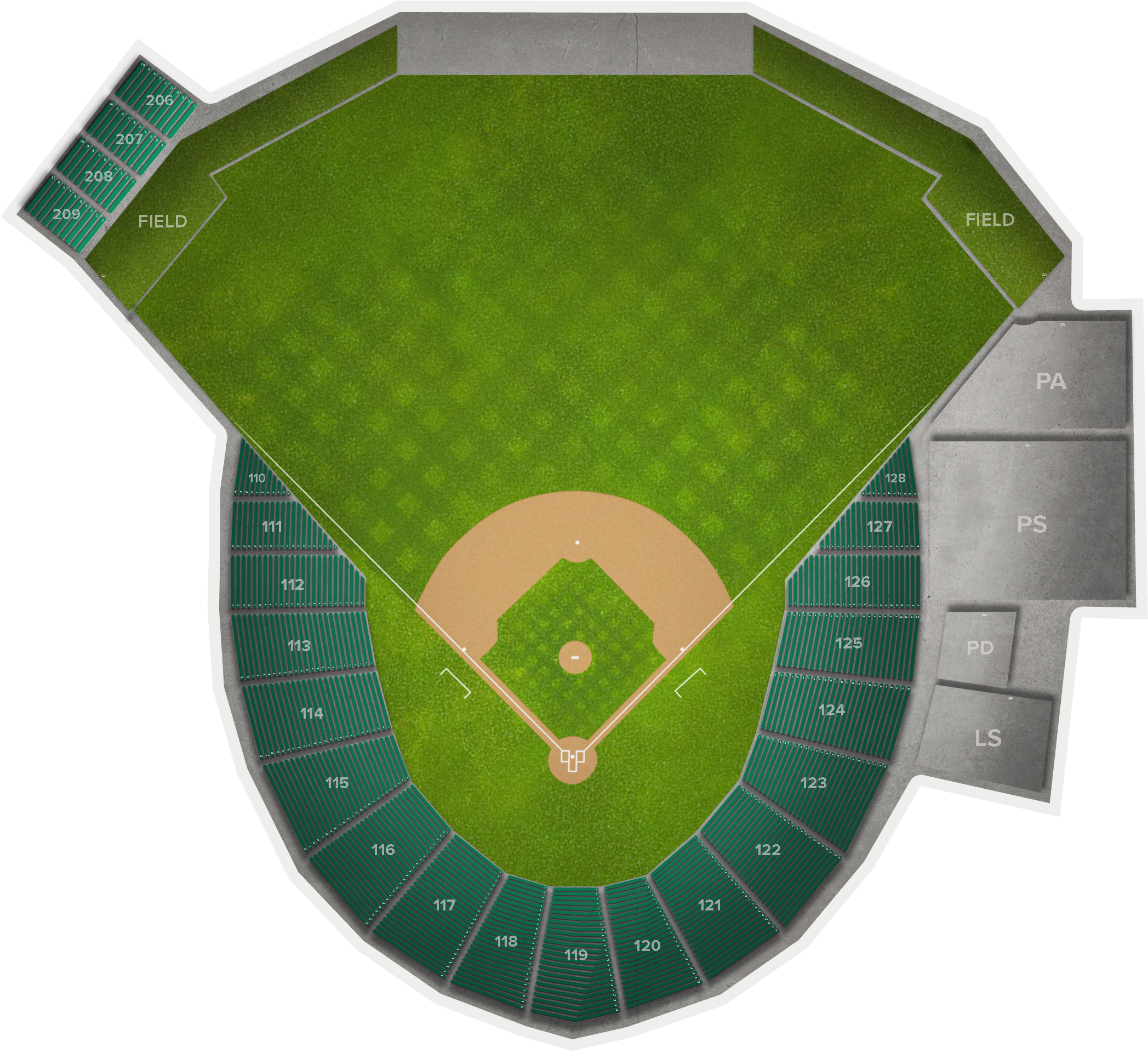 Nashville Sounds At Round Rock Express At Dell Diamond (2560x1936), Png Download