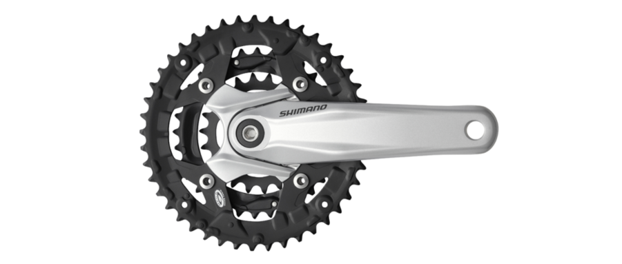 Shimano Hajtómű Alivio Fcm430 175 22/32/44 Ezüst Octalink - Shimano Acera Fc M391 (900x500), Png Download