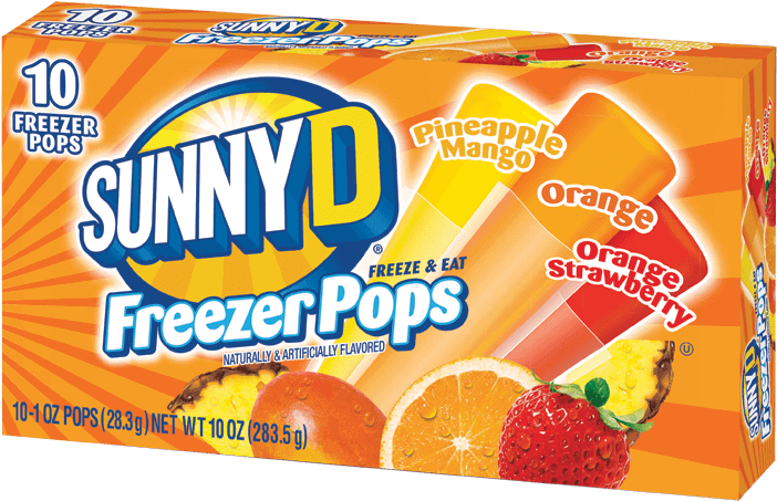Sunnyd 10ct/1oz - Sunny D Smooth Citrus Punch (708x500), Png Download