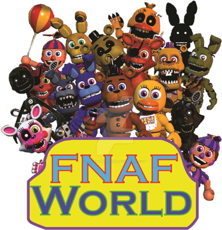 Order The Fnaf Games Best To Worst - Fnaf World Logo Png (800x1000), Png Download