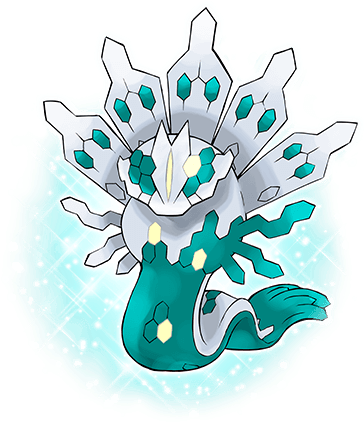 Pokemon Ultra Moon Shiny Zygarde (505x499), Png Download