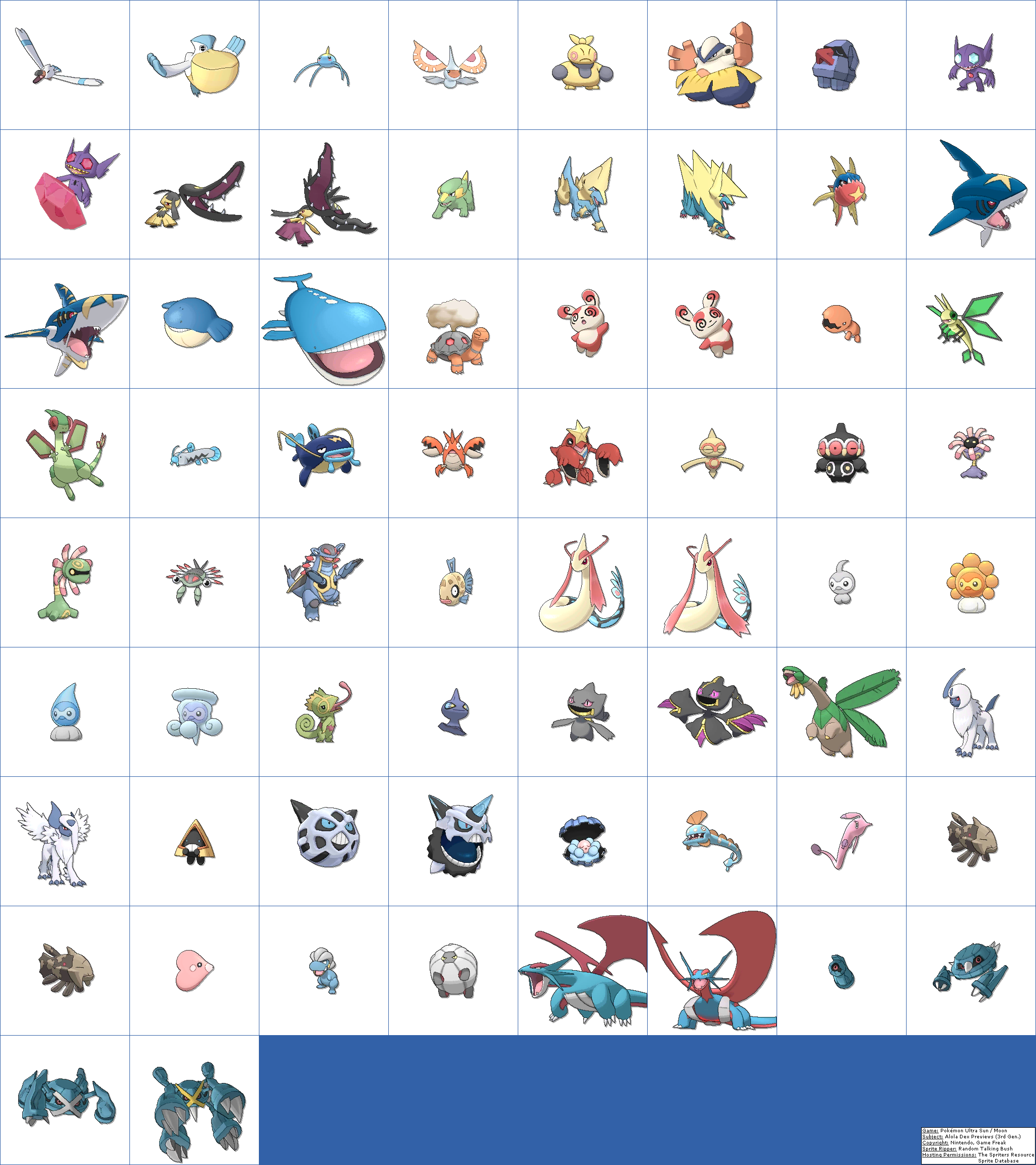 Download The Spriters Resource Pokemon Ultra Sun And Moon Pixel Sprites Png Image With No Background Pngkey Com