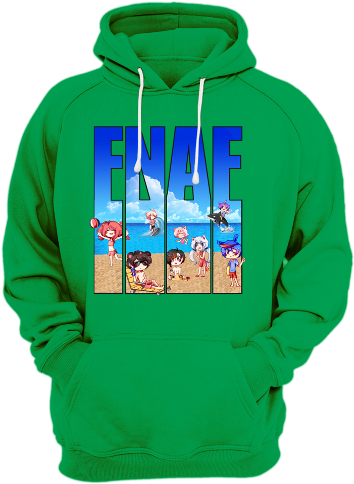 Fnaf Beach Hoodie (1000x969), Png Download