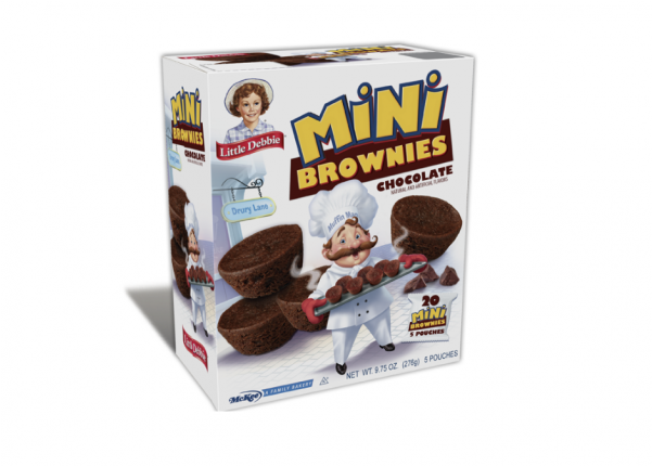 Little Debbie Mini Brownies (600x600), Png Download