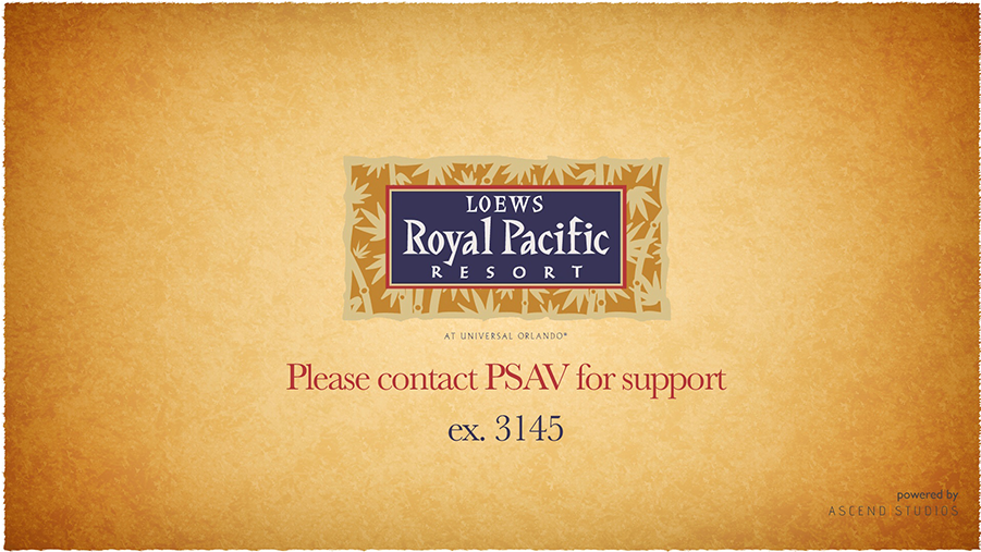 Ascend Studios Loews Royal Pacific Resort Audio / Video - Label (900x675), Png Download