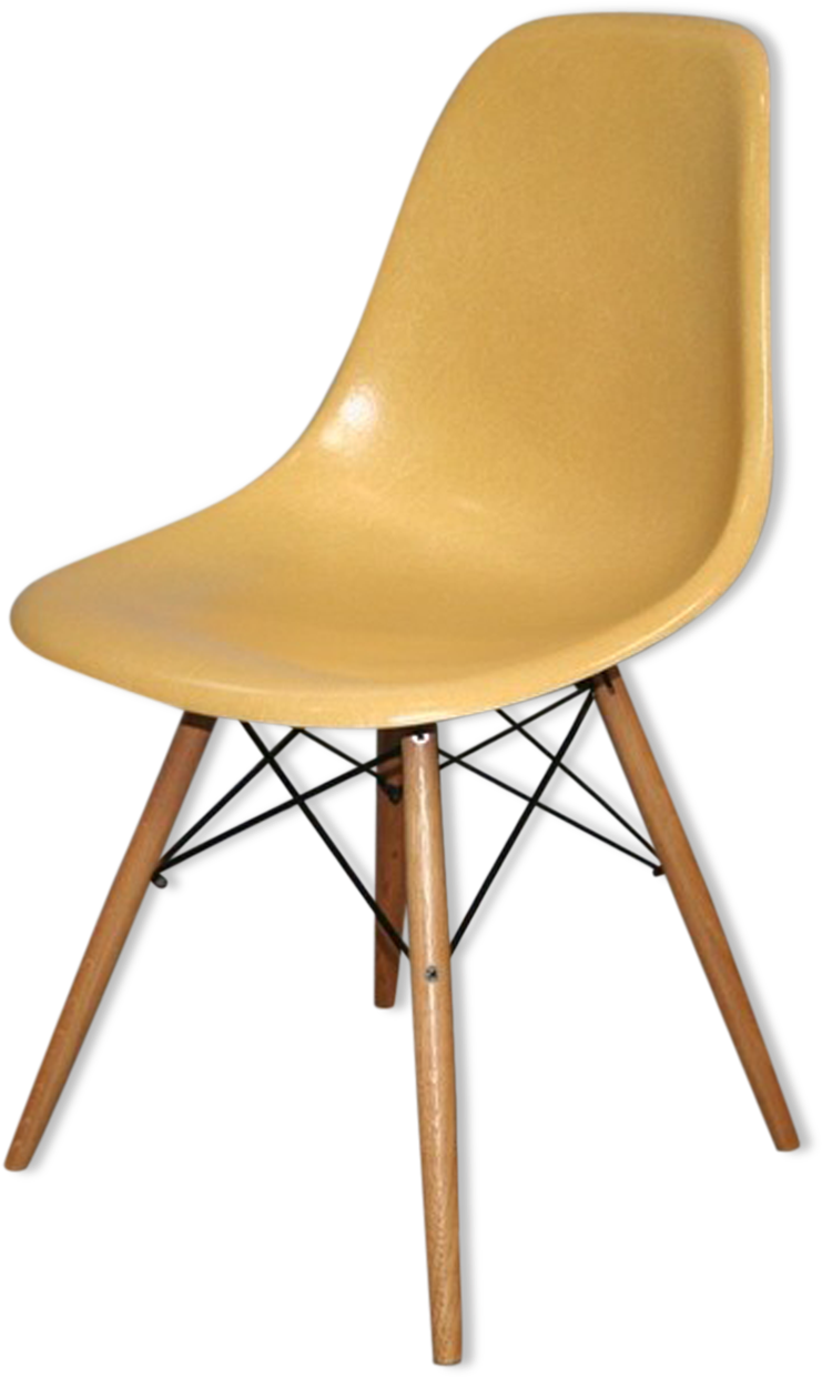 Chair Dsw Eames Herman Miller Vintage - Chair (1457x1457), Png Download