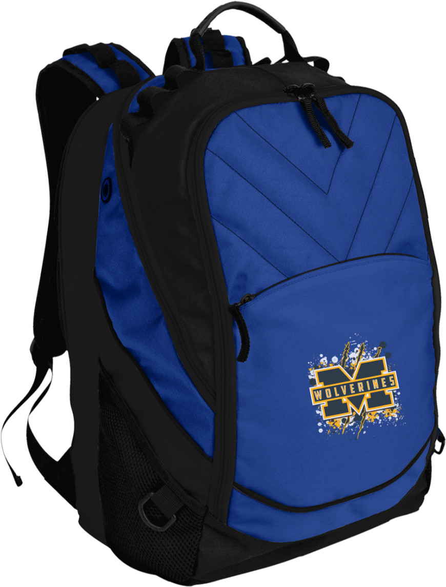 Michigan Wolverines Splatter Logo Embroidered Laptop - Broad Bay Best Baylor University Backpack Laptop Computer (1155x1155), Png Download