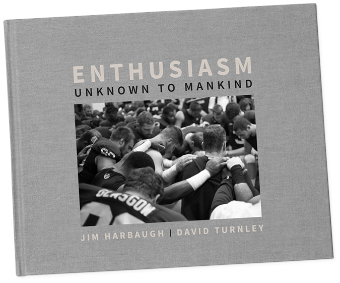 "enthusiasm Unknown To Mankind" Jim Harbaugh And David - Book (800x567), Png Download