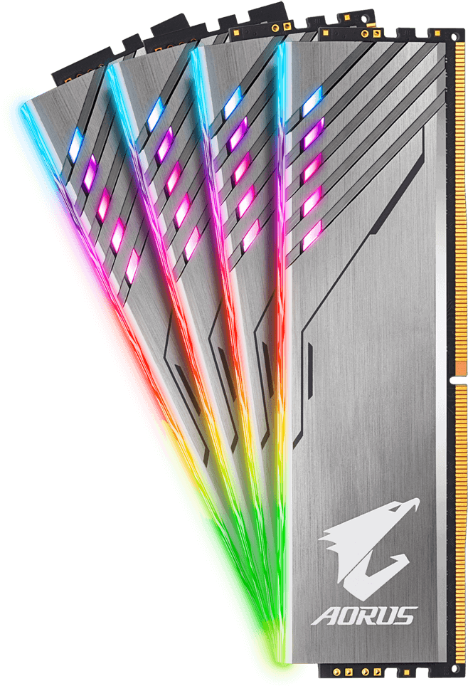 Aorus Rgb Memory 3200mhz (1000x1000), Png Download