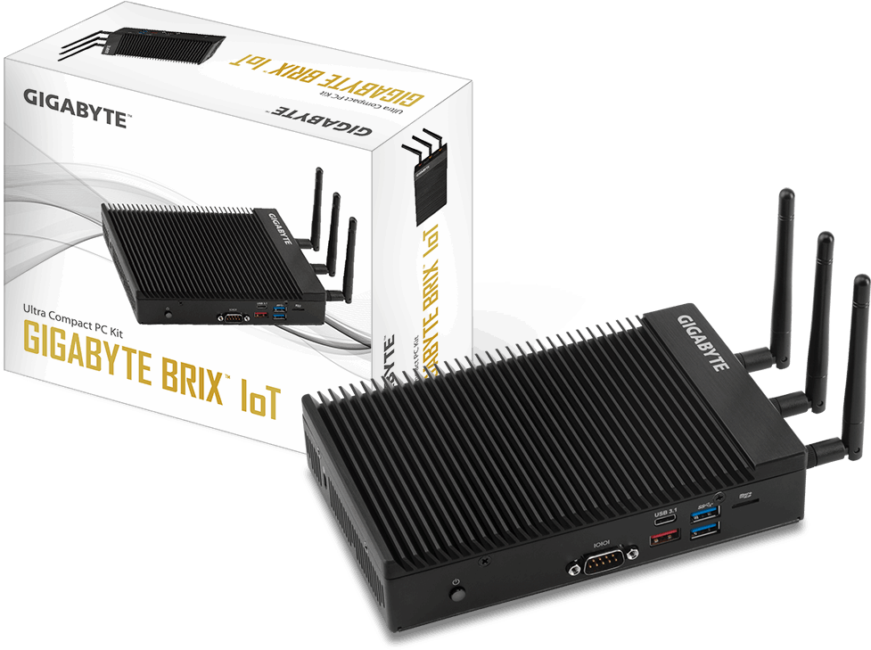 Gb Eki3m 7100 - Gigabyte Gigabyte Brix Iot Gb-eki3m-7100 (rev. 1.0) (1000x740), Png Download