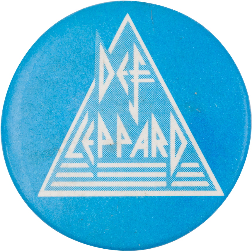 Def Leppard Blue And White (1000x962), Png Download
