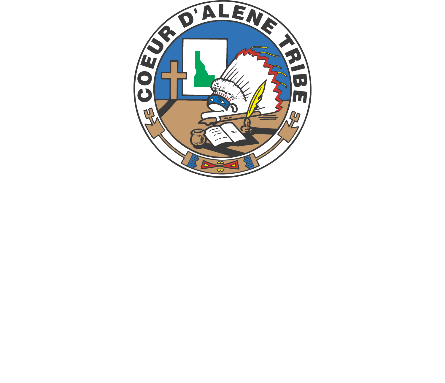 Marimn Health - Coeur D Alene Tribe Seal (1500x1290), Png Download