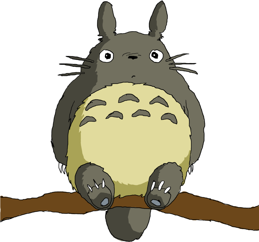 Example Of Largest Grey Totoro - Studio Ghibli Png (900x900), Png Download