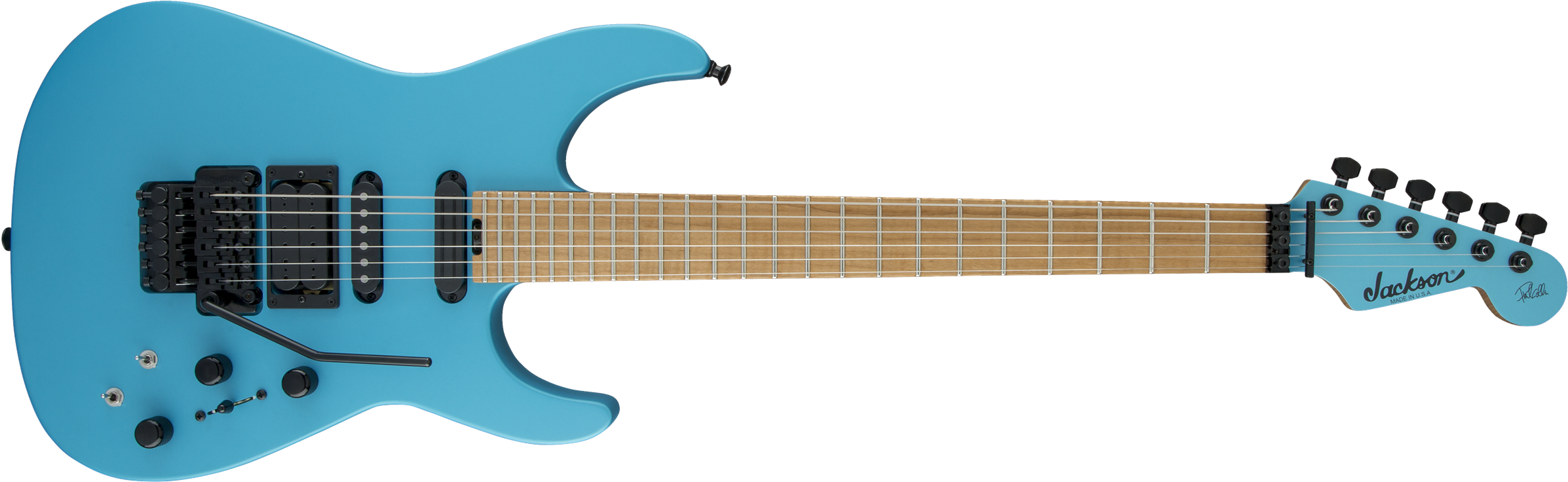 Usa Signature Phil Collen Pc1™ Matte, Caramelized Flame - Charvel Pro Mod Dk24 Hh Fr (2400x744), Png Download