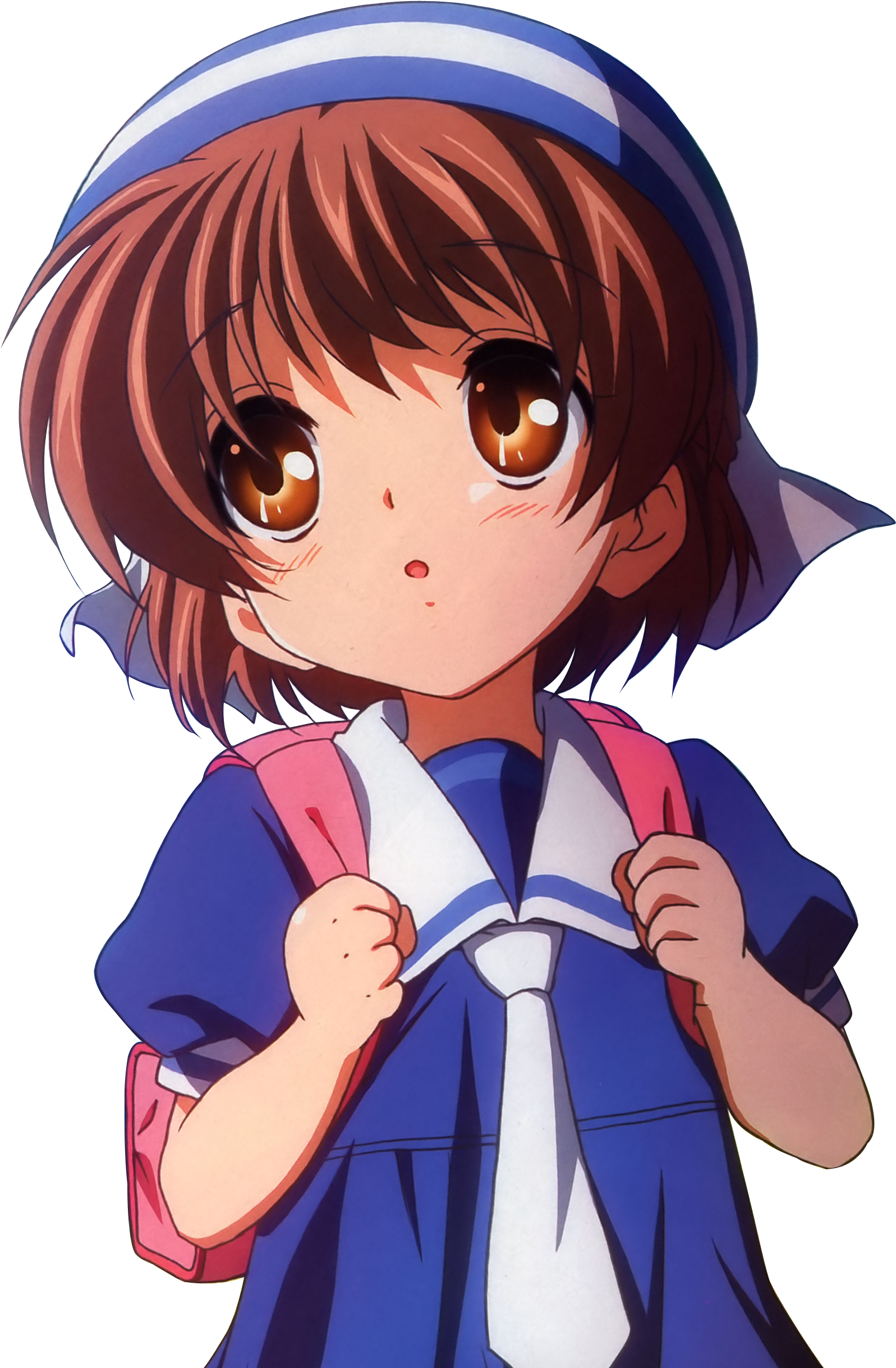 Ushio Okazaki Well Loved Little One With A Heart For - Clannad Ushio Png (2200x2516), Png Download