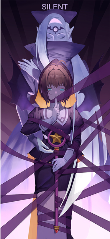 Pin By Ana Maria Pereira Silva On Animes ,mangas And - Sakura Card Captor Cartas Silent (529x810), Png Download