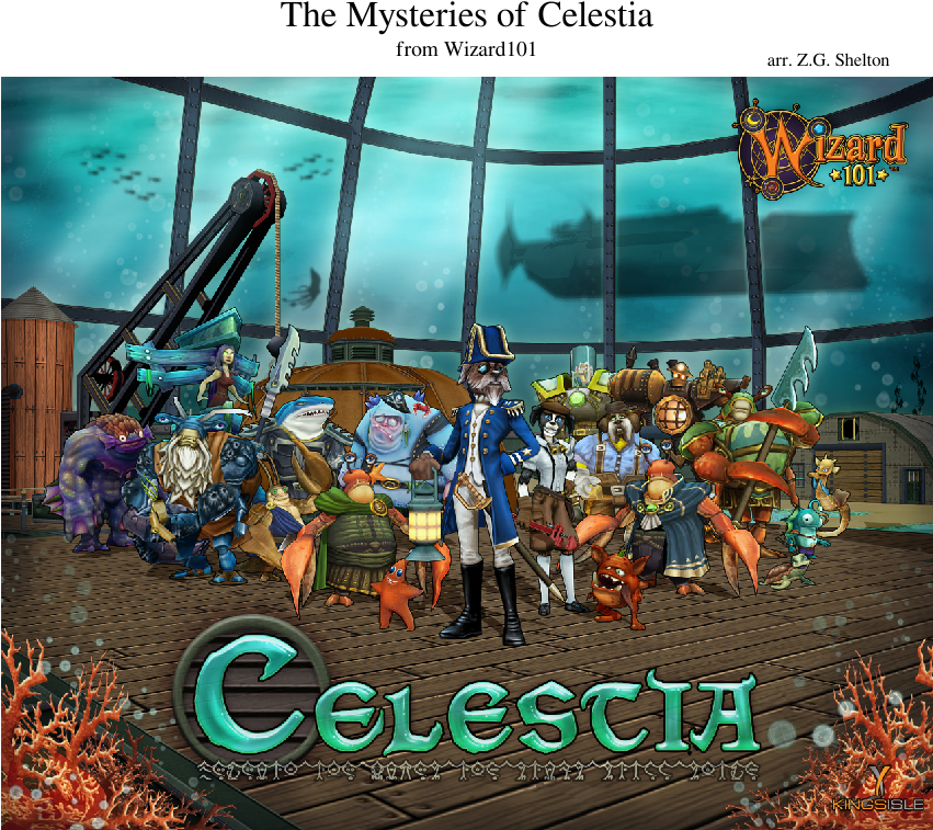 Print - Celestia Wizard101 (850x1100), Png Download