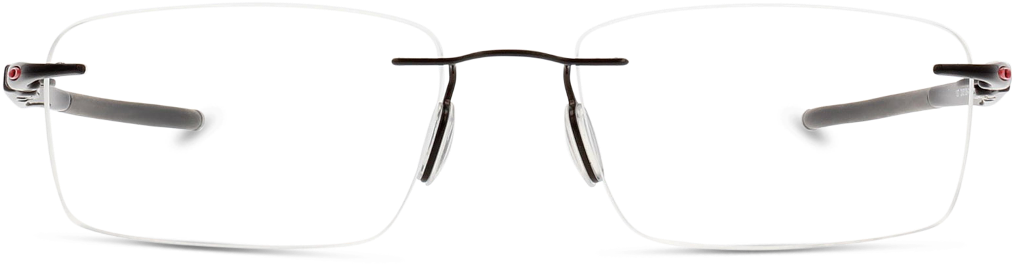Front View - Eyeglasses Oakley (1200x472), Png Download