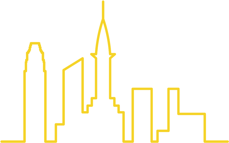 Noun City Skyline 1396562 F5d327 (1000x1000), Png Download