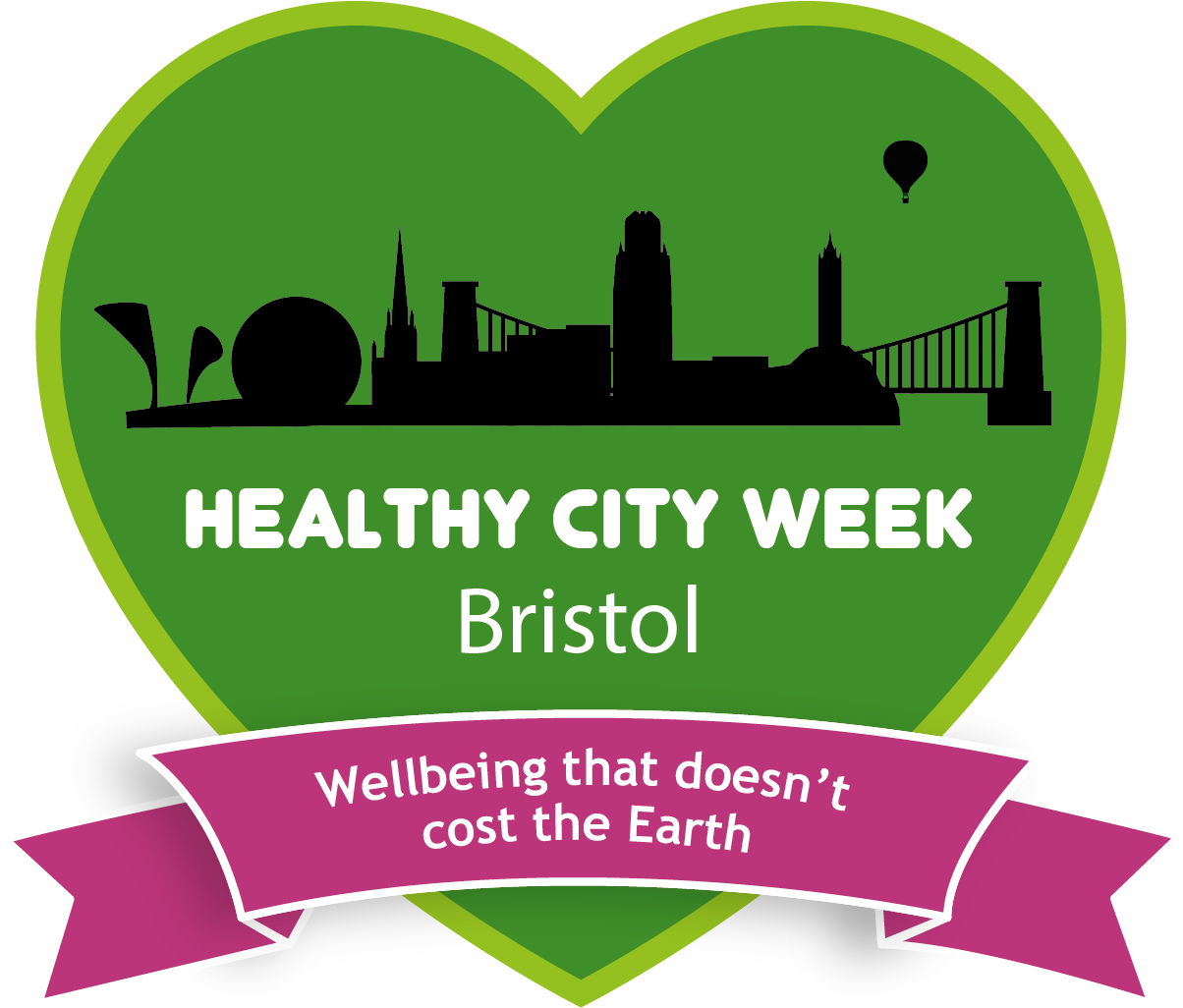 Healthy City Week Logo Final Png - Healthy City Week Bristol 2017 (1203x1048), Png Download