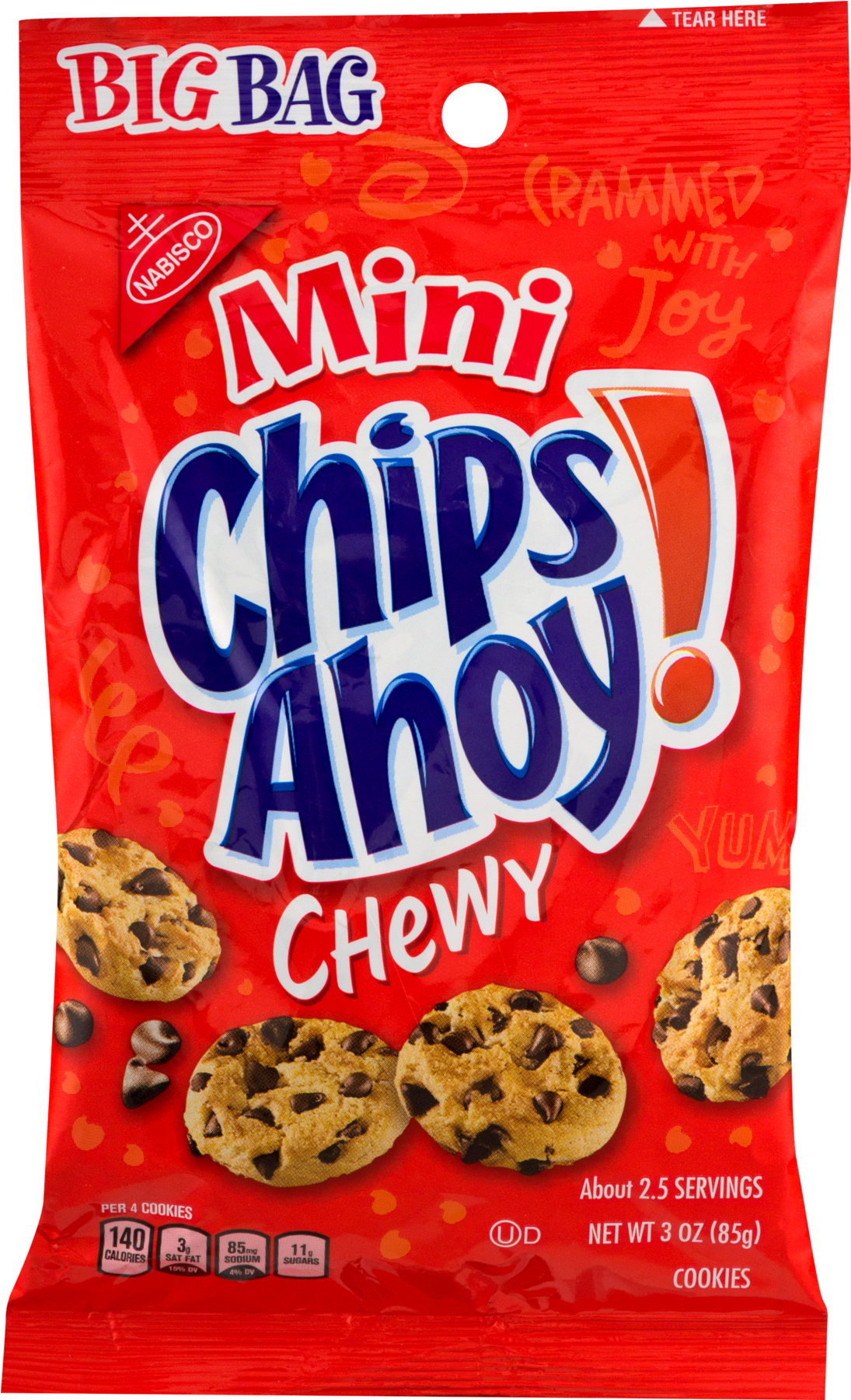 Chips Ahoy Small Packs (1800x1800), Png Download