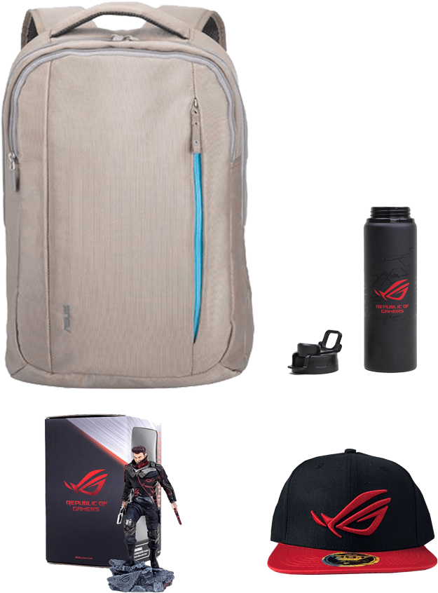 Asus Rog Strix Gl503ge-es73 Hero Edition - Asus Matte Backpack Notebook Carrying Backpack (1000x1000), Png Download