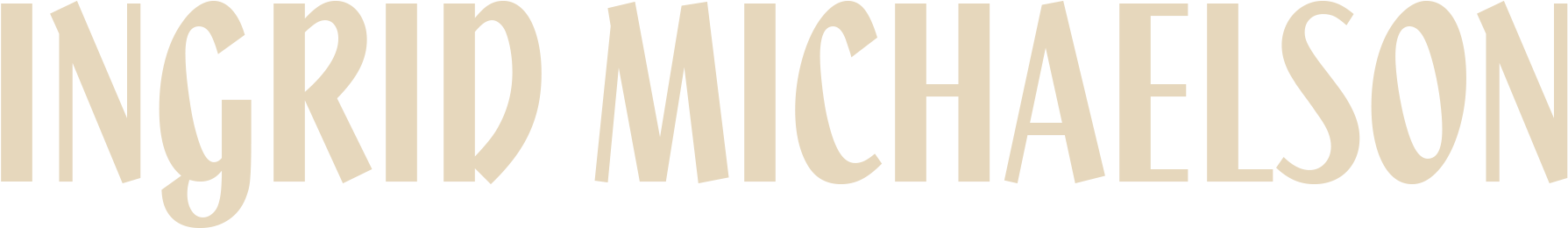 Ingrid Michaelson Logo (1907x596), Png Download