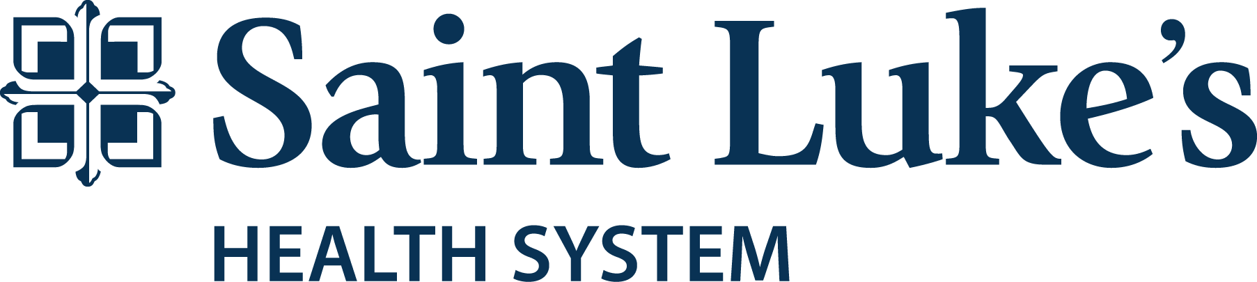 2014 Saint Luke's Foundation - Saint Luke's Health System Logo (1805x405), Png Download