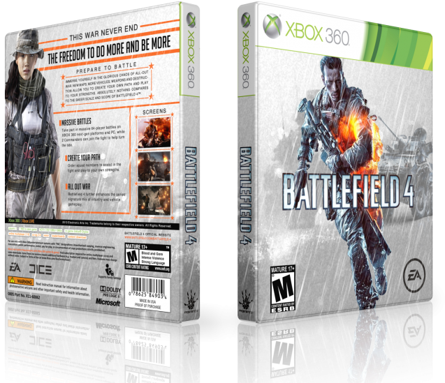 Battlefield 4 Box Art Cover - Battlefield (700x587), Png Download