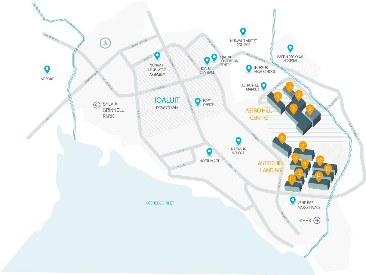 Detailed Map Of Astro Hill - Astro Hill (1217x914), Png Download
