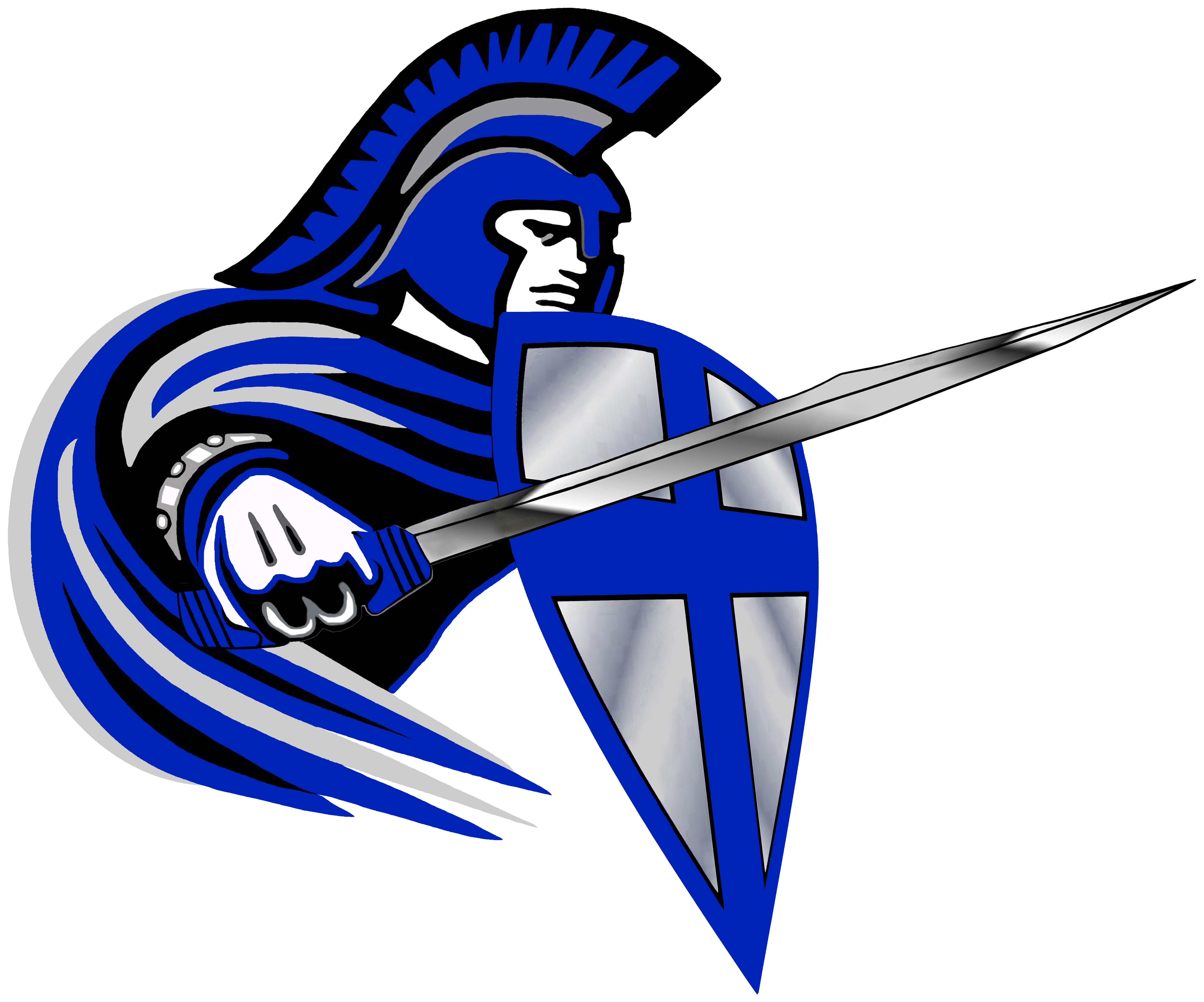 School Logo - Valley Christian Trojans Logo (6000x5100), Png Download