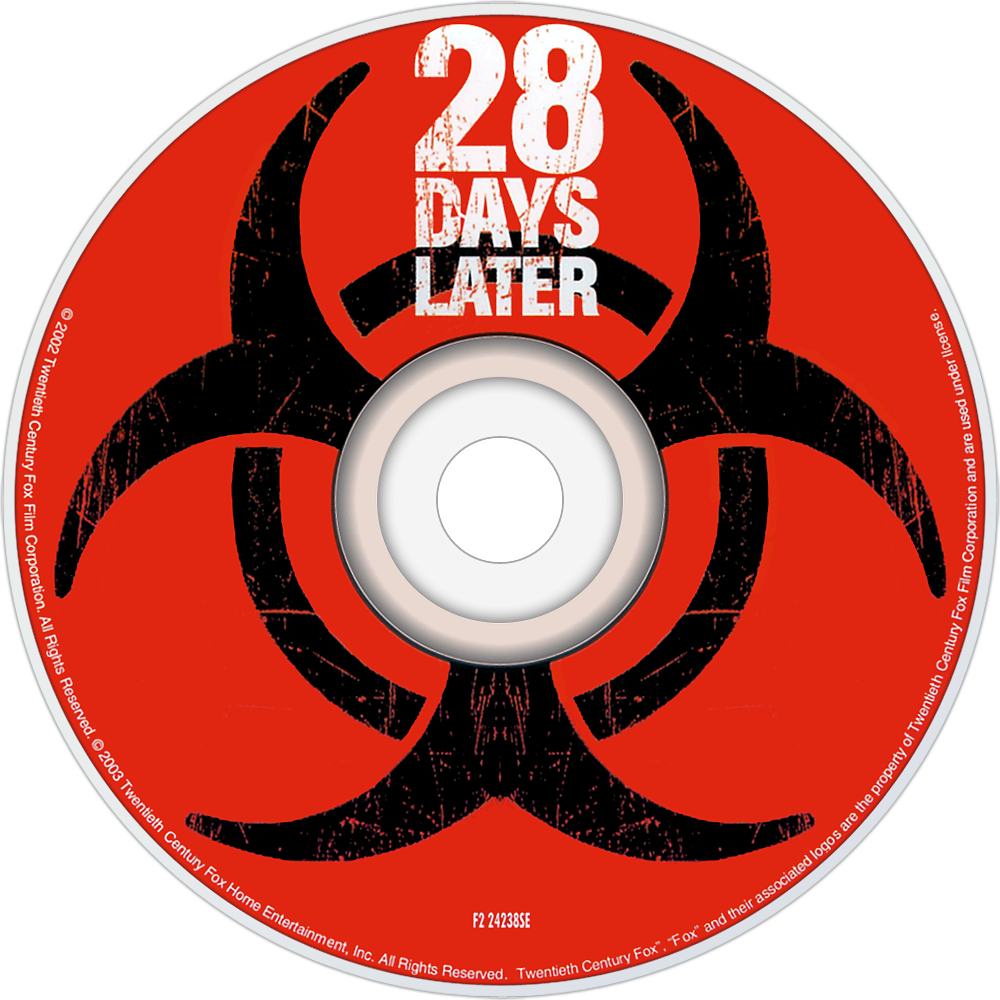 28 Days Later Dvd Disc Image - 28 Days Later Dvd (1000x1000), Png Download