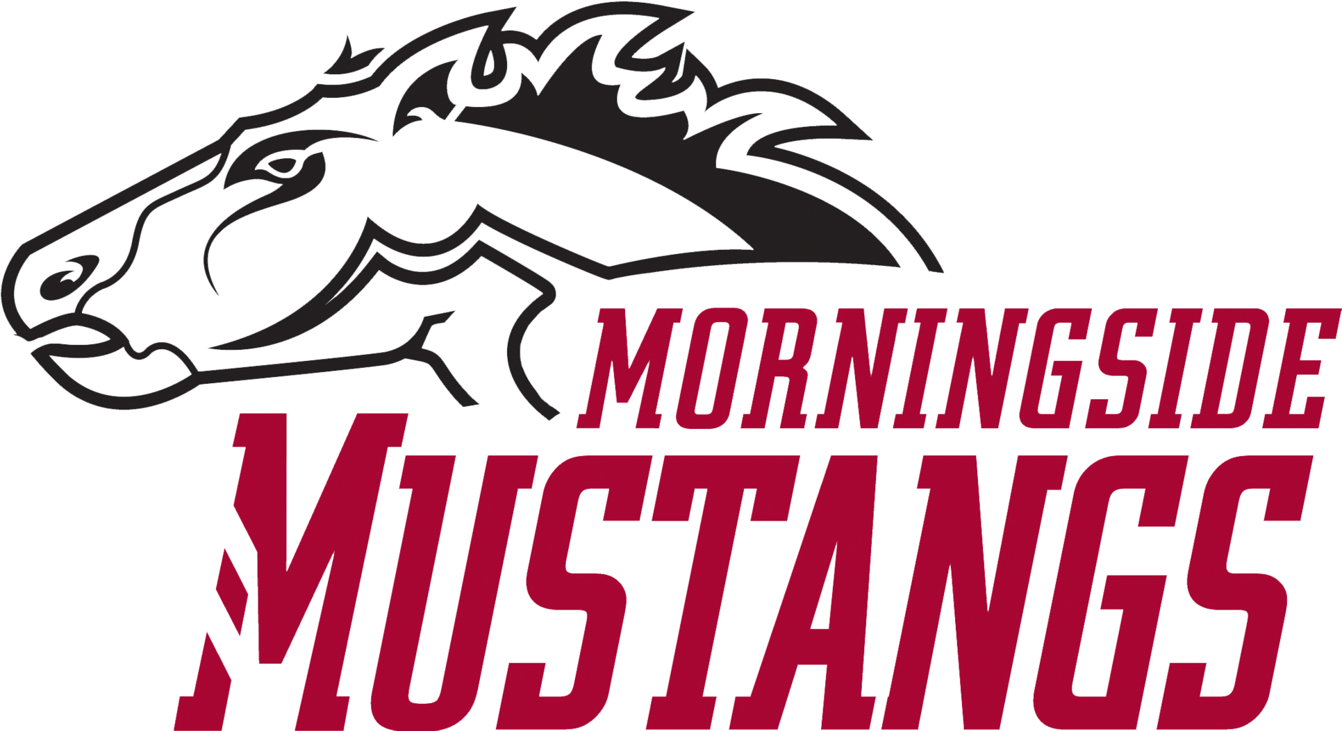 The Morningside College Mustangs Vs - Morningside College Athletics Logo (2000x1083), Png Download