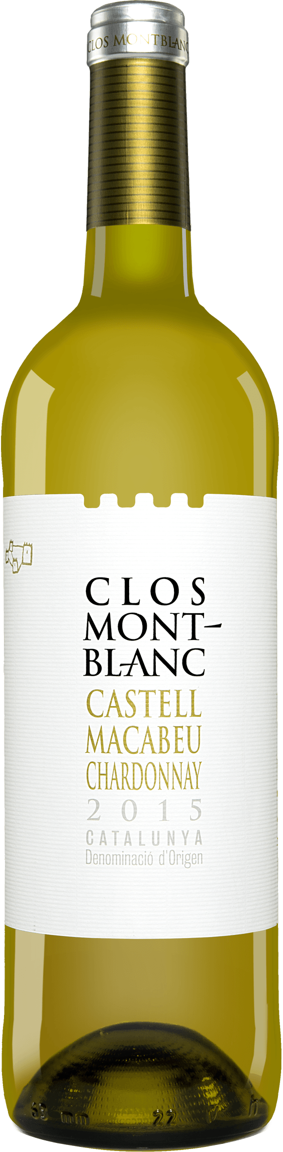 Clos Montblanc Castell Macabeu Chardonnay - Clos Montblanc Castell (563x2288), Png Download