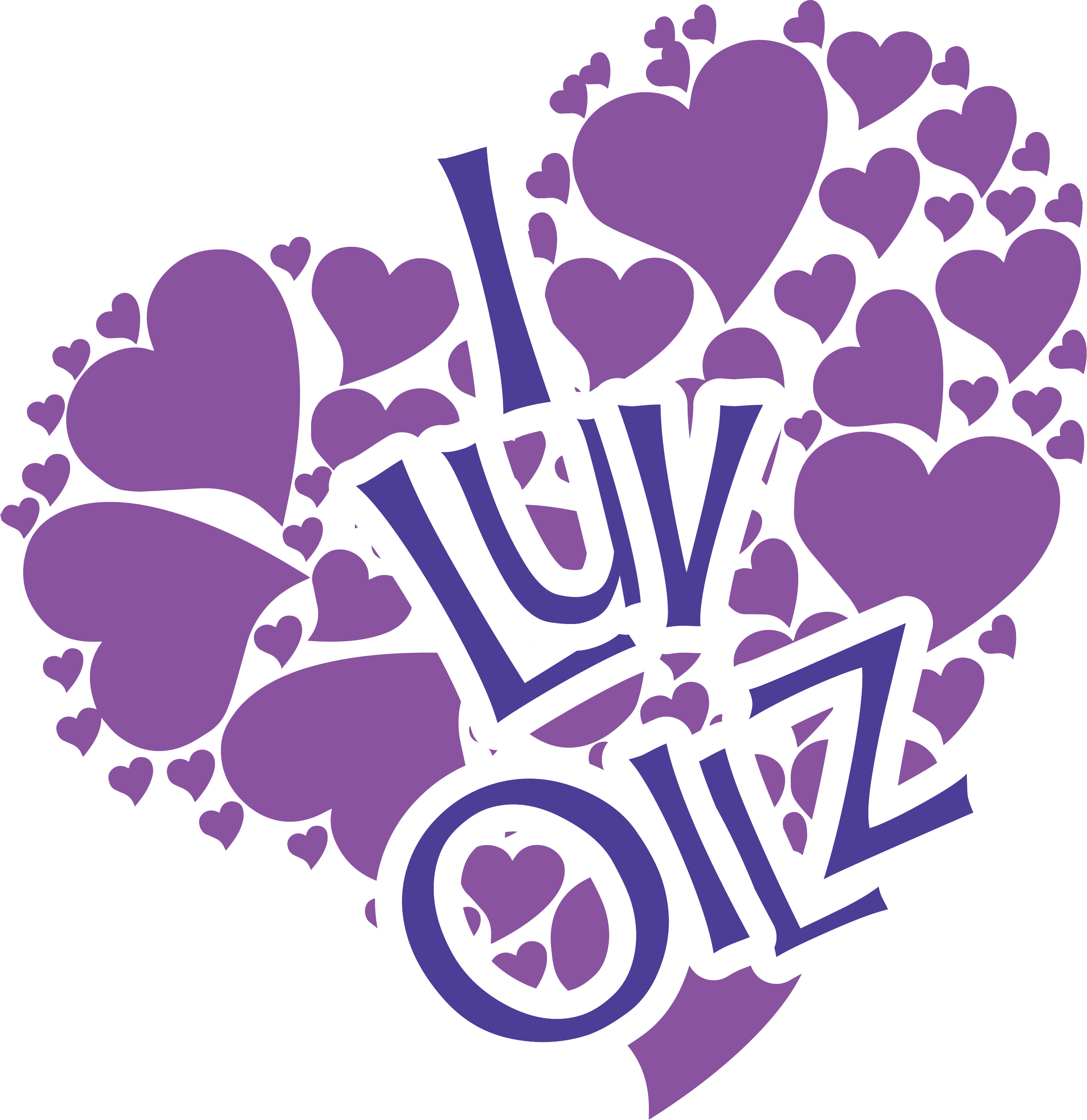 I Luv Oilz - Eternal Design 12 X 60mm Square Hen Night White Glossy (2496x2572), Png Download