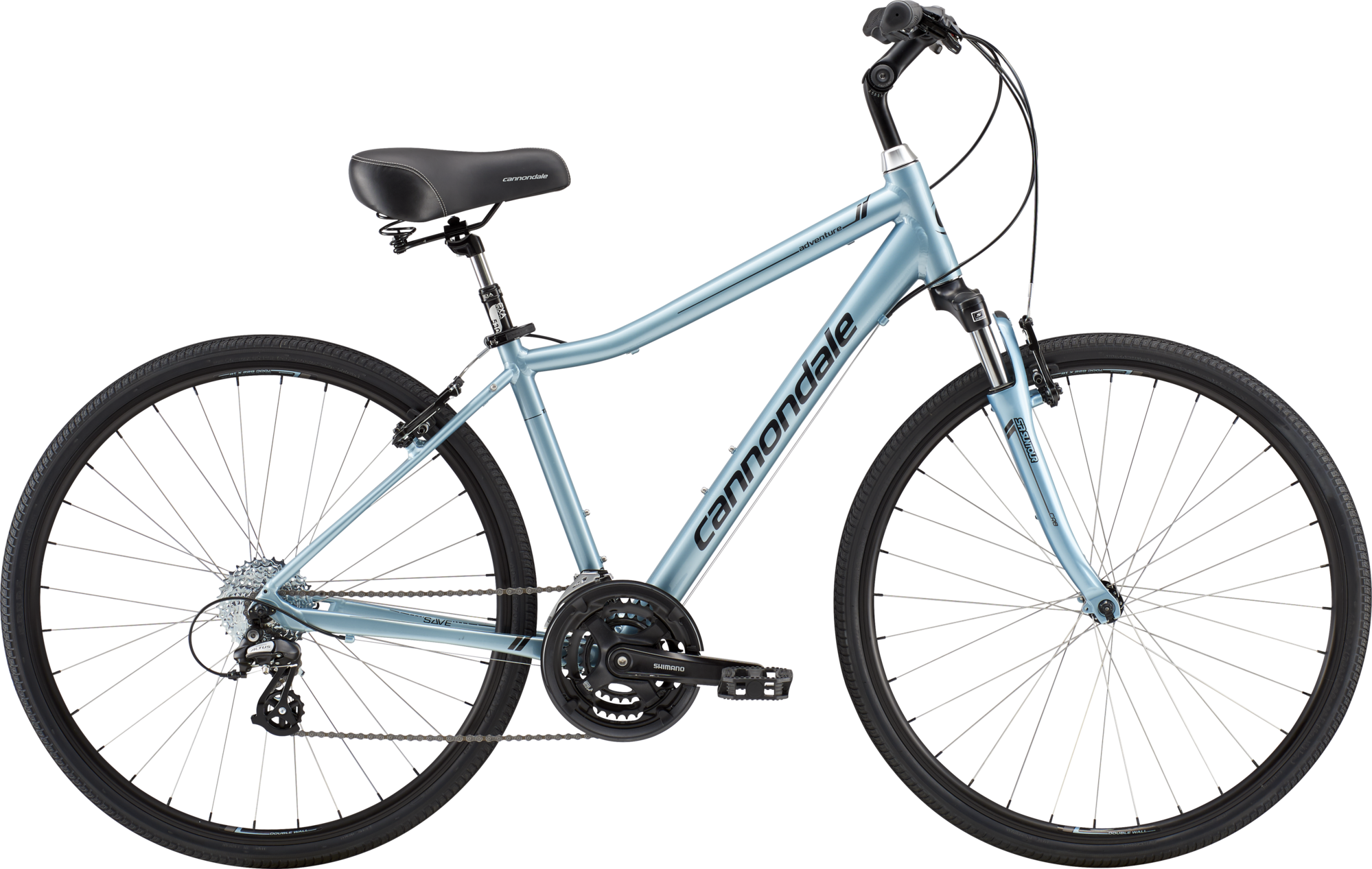 2018 Cannondale Adventure 2 Bike - Cannondale Adventure 3 2017 (1999x1267), Png Download