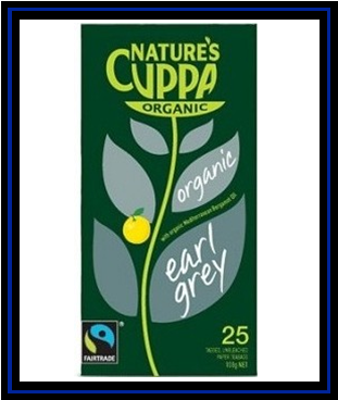 Natures Cuppa Organic Earl Grey Tea 25bag - Nature's Cuppa Earl Grey Tea 30s 66g (327x383), Png Download