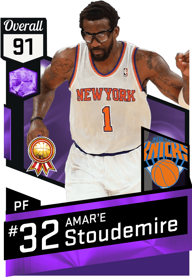 Amar'e Stoudemire - Dario Saric Nba 2k17 (651x941), Png Download